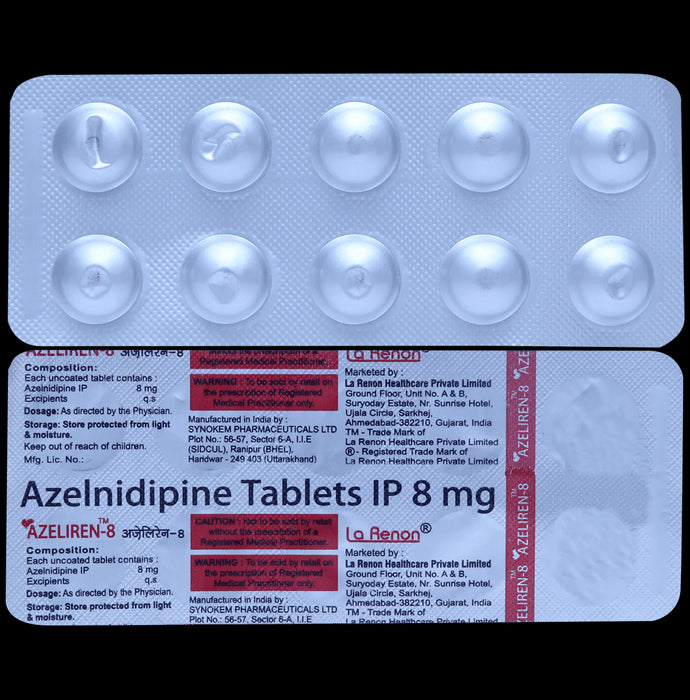 Azeliren 8mg Tablet - Classic Derma