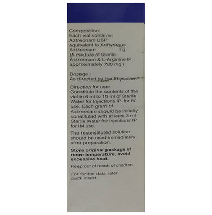 Azenam 1gm Injection