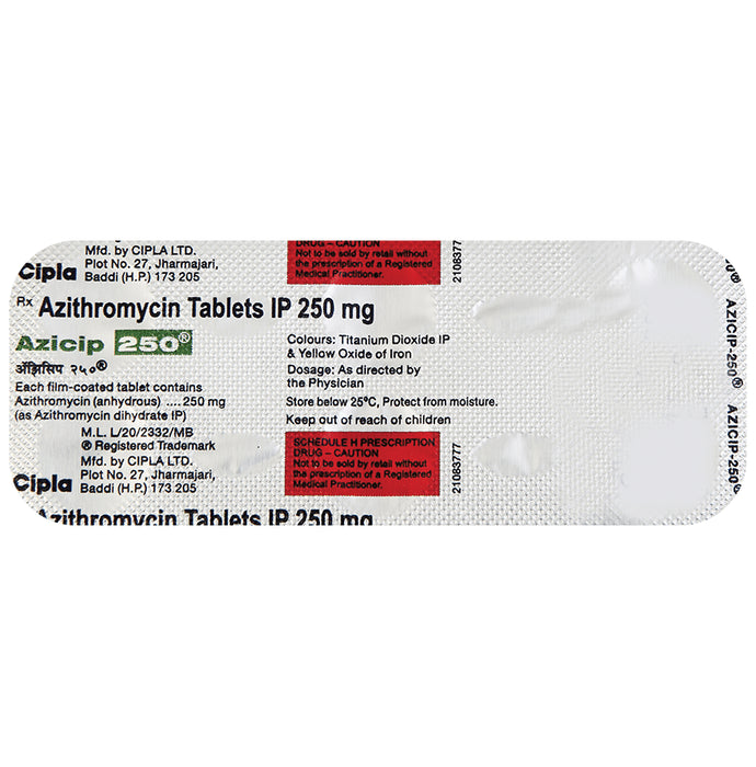 Azicip 250 Tablet
