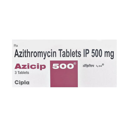 Azicip 500 Tablet - Classic Derma