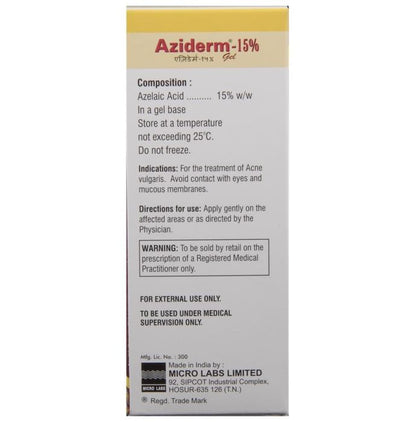 Aziderm 15% Gel