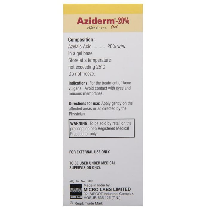 Aziderm 20% Gel