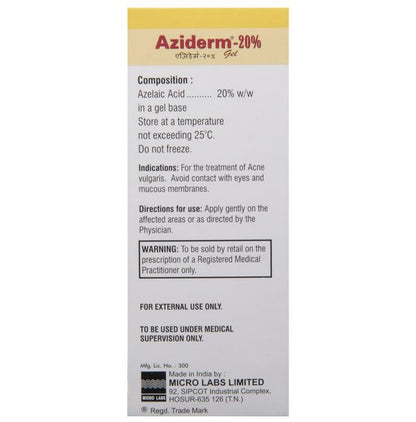 Aziderm 20% Gel