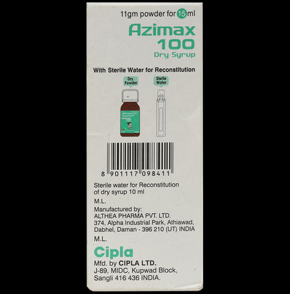 Azimax 100 Dry Syrup