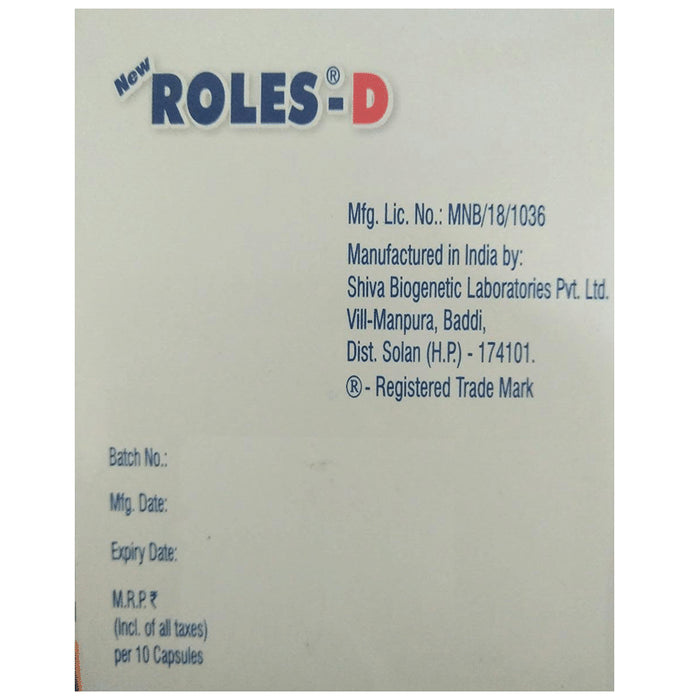 New Roles-D Capsule SR