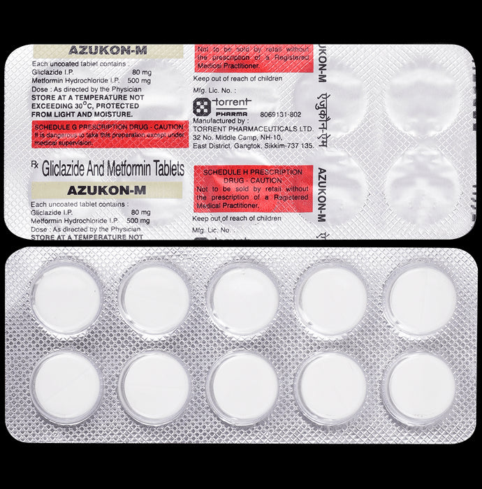Azukon-M Tablet - Classic Derma
