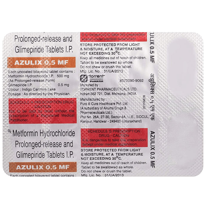 Azulix 0.5 MF Tablet PR