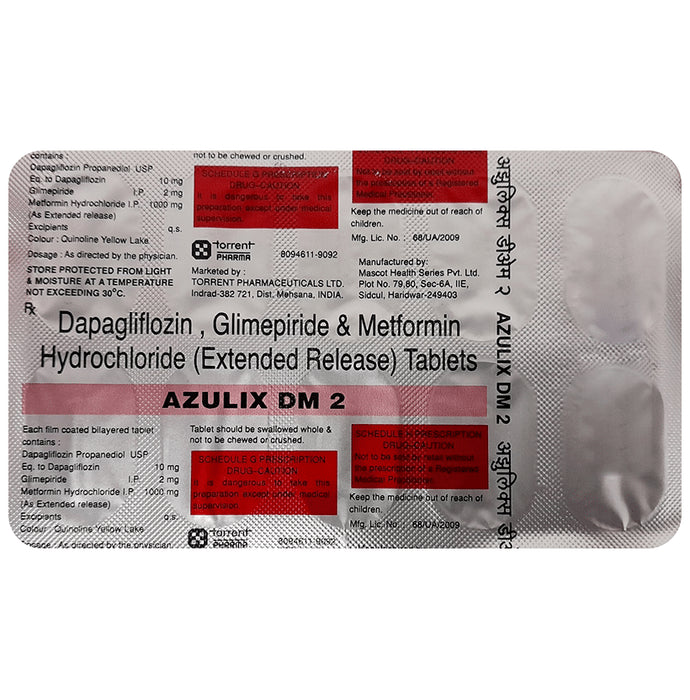 Azulix DM 2 Tablet ER - Classic Derma