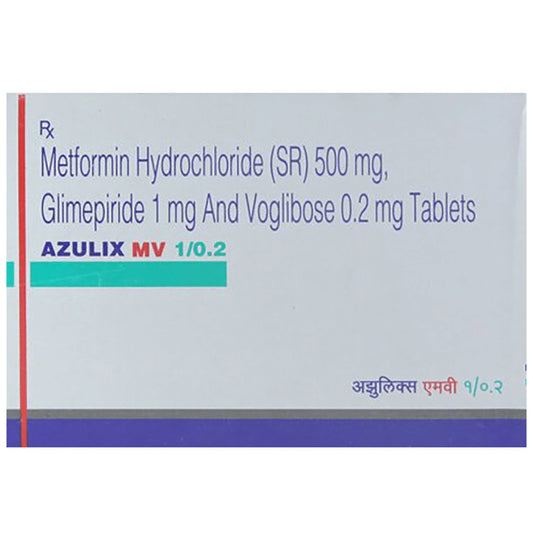 Azulix MV 1mg/500mg/0.2mg Tablet SR - Classic Derma