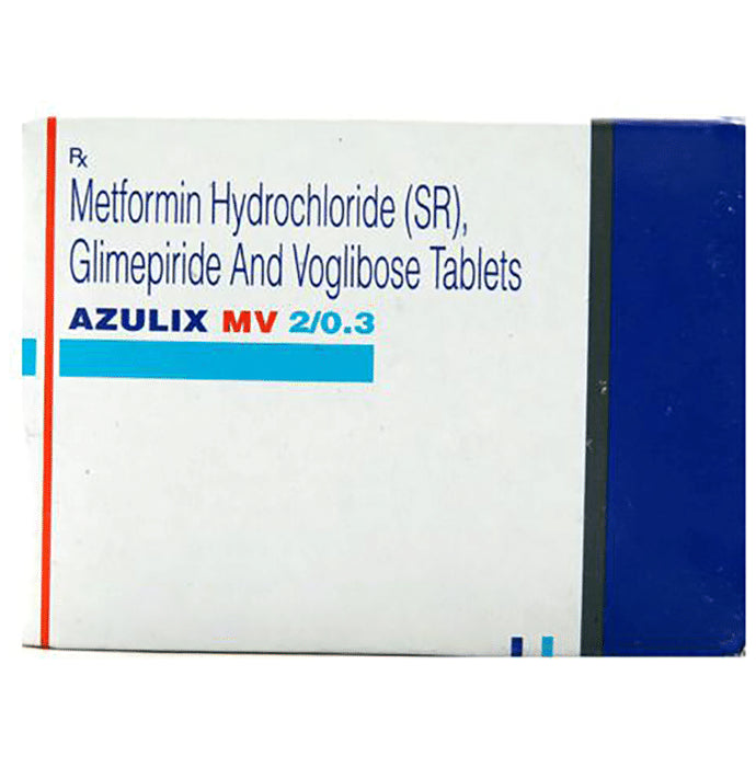 Azulix MV 2mg/500mg/0.3mg Tablet SR - Classic Derma
