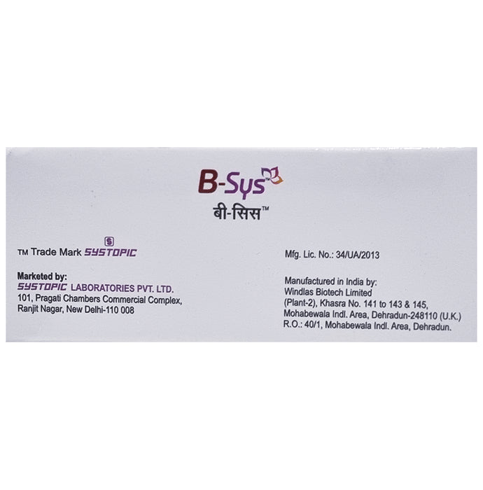 B Sys 20mg Tablet