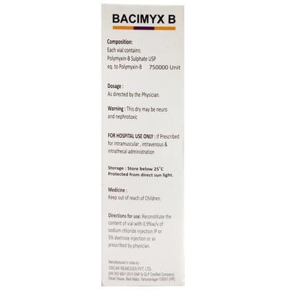 Bacimyx B 750000units Injection