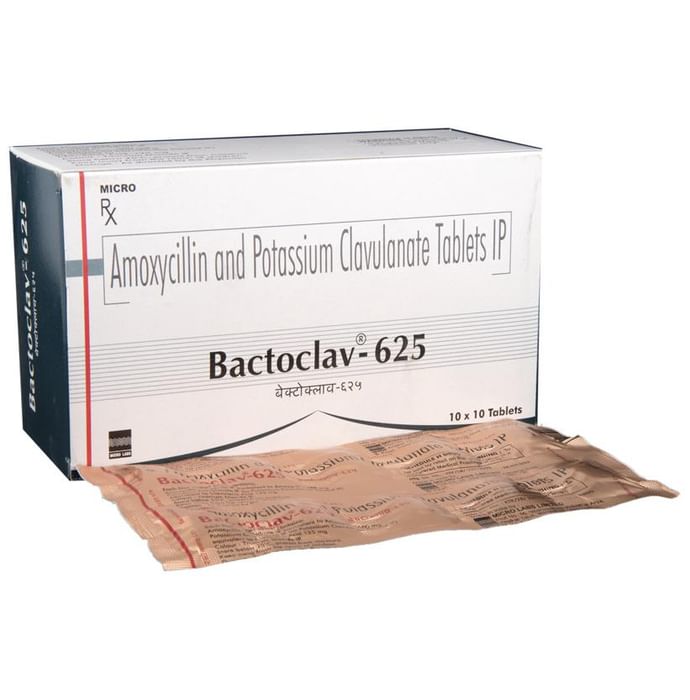 Bactoclav 625 Tablet - Classic Derma