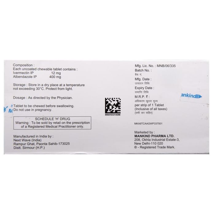 Bandy-Plus 12 Chewable Tablet