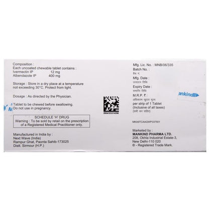 Bandy-Plus 12 Chewable Tablet