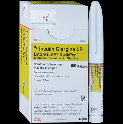 Basaglar 100IU/ml Kwikpen - Classic Derma