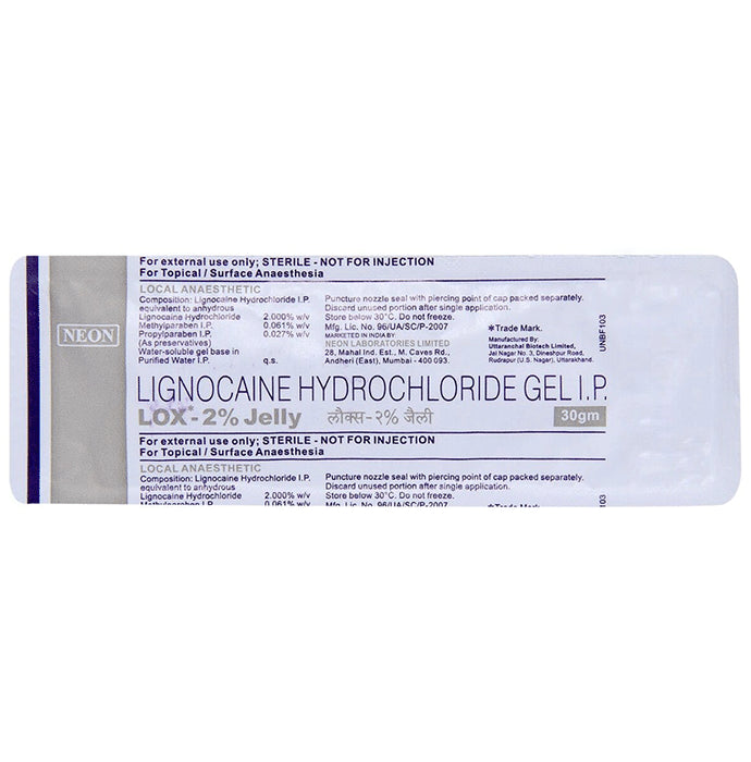 Lox 2% Jelly - Classic Derma