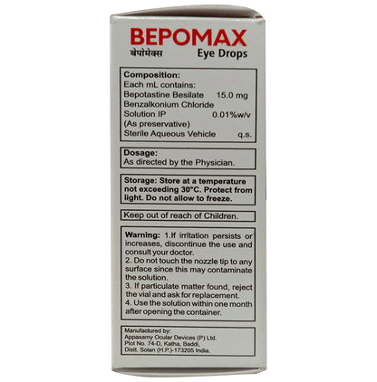 Bepomax 1.5% Eye Drop