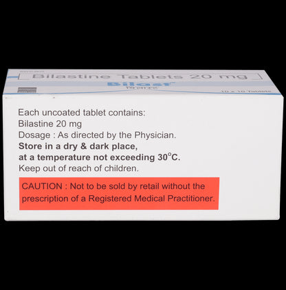 Bilast 20mg Tablet