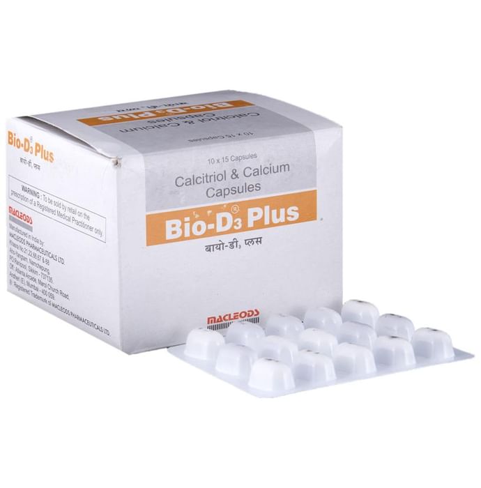 Bio-D3 Plus Calcium & Calcitriol Soft Gelatin Capsule - Classic Derma