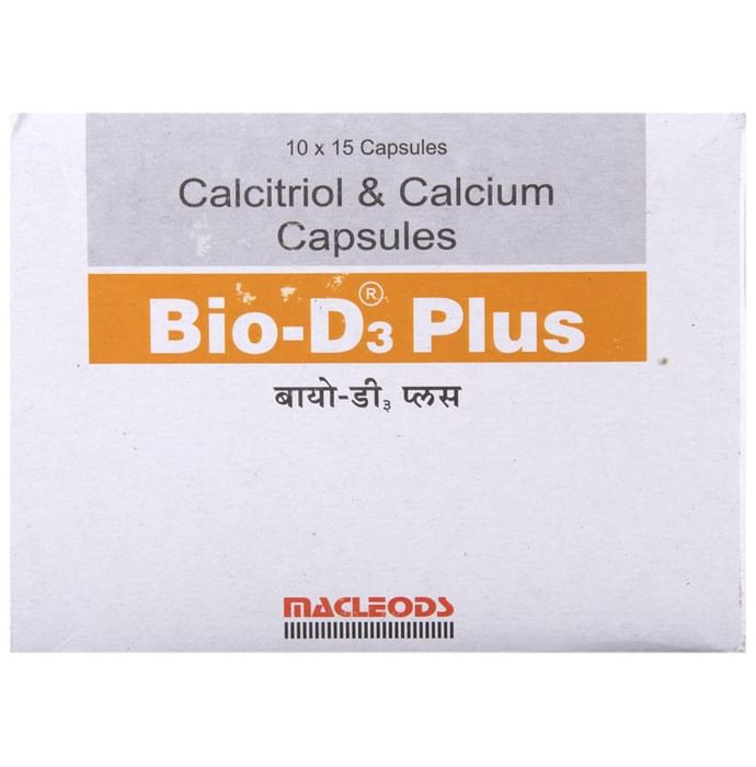 Bio-D3 Plus Calcium & Calcitriol Soft Gelatin Capsule