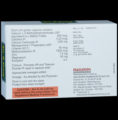 Bio-D3 Strong Soft Gelatin Capsule