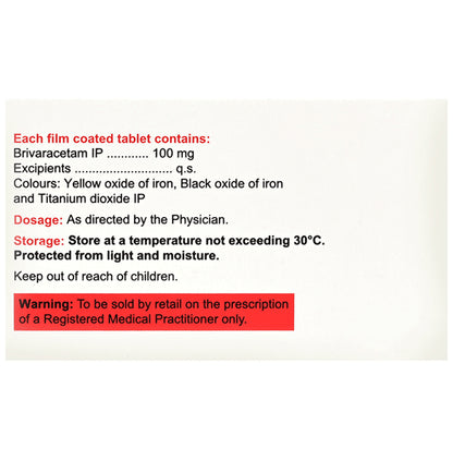 Brivepsy 100mg Tablet