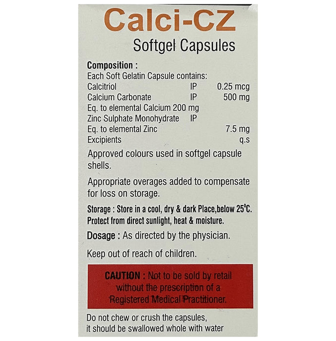 Calci-CZ Softgel Capsule