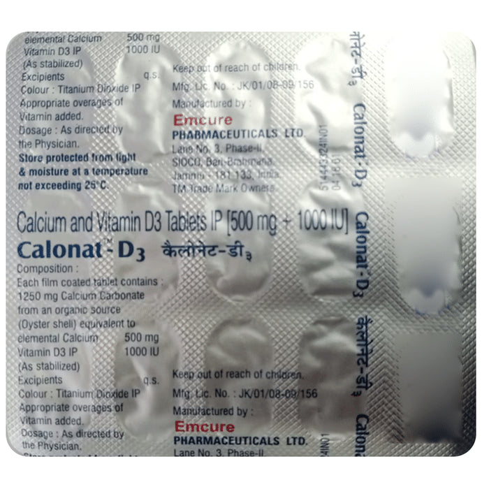 Calonat-D3 Tablet - Classic Derma
