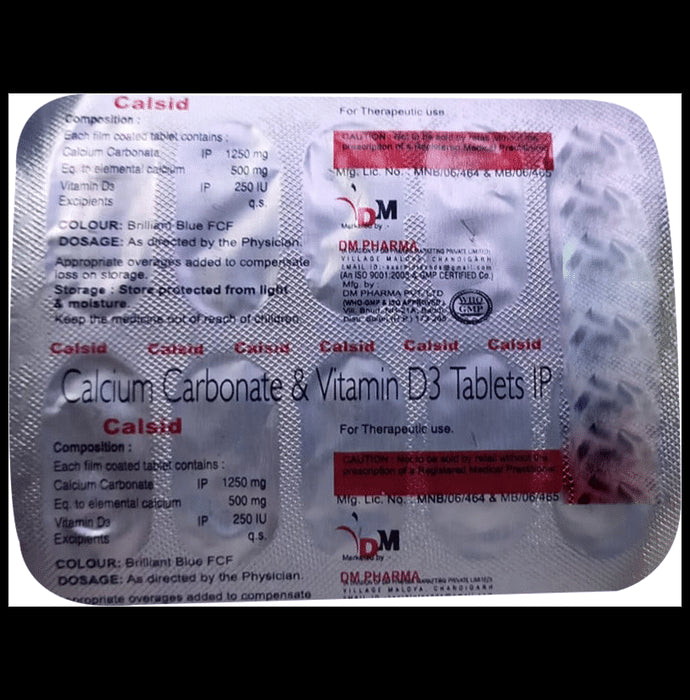 Calsid Tablet - Classic Derma