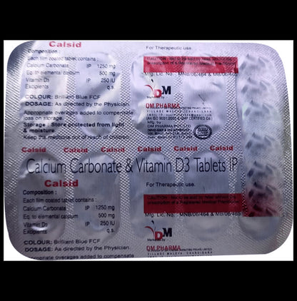 Calsid Tablet - Classic Derma