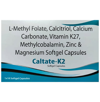 Caltate-K2 Softgel Capsule - Classic Derma