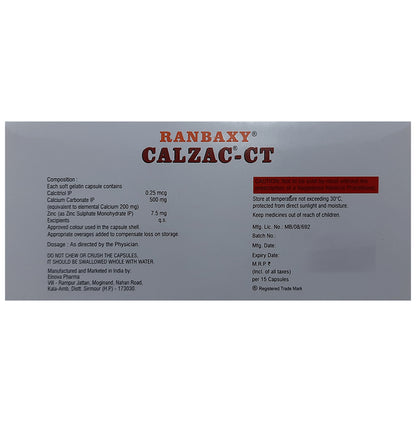 Calzac-CT Soft Gelatin Capsule