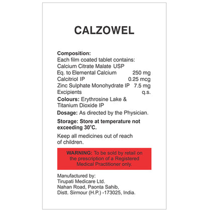 Calzowel Tablet
