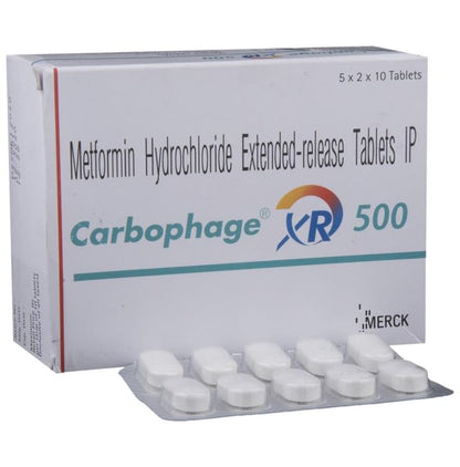 Carbophage XR 500 Tablet - Classic Derma