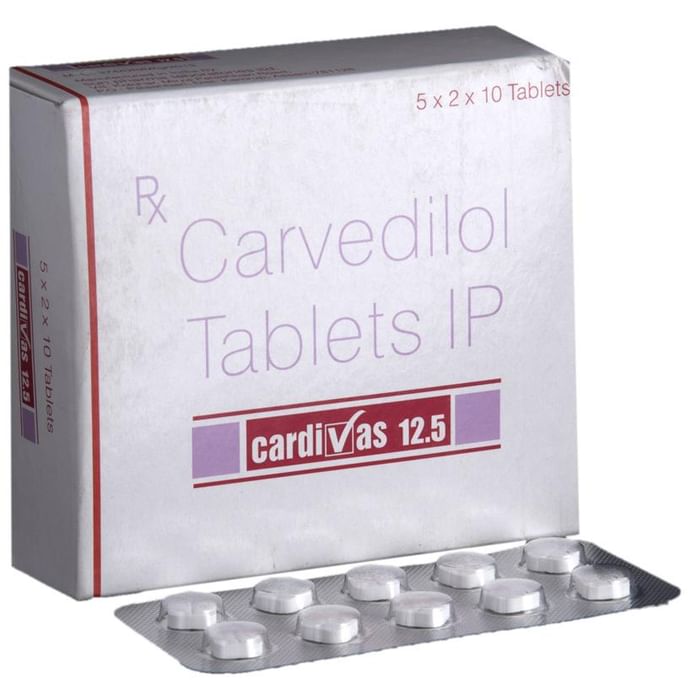 Cardivas 12.5 Tablet - Classic Derma