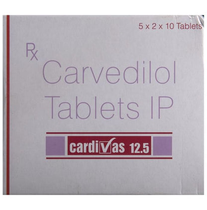 Cardivas 12.5 Tablet