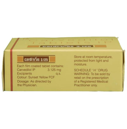 Cardivas 3.125 Tablet