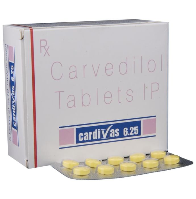 Cardivas 6.25 Tablet - Classic Derma
