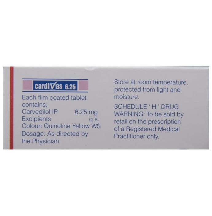 Cardivas 6.25 Tablet
