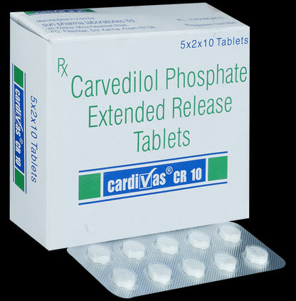 Cardivas CR 10 Tablet - Classic Derma
