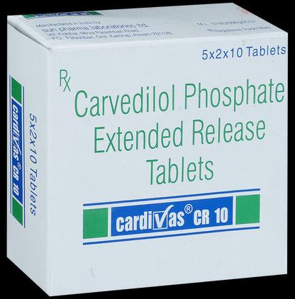 Cardivas CR 10 Tablet