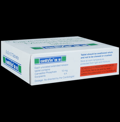 Cardivas CR 10 Tablet