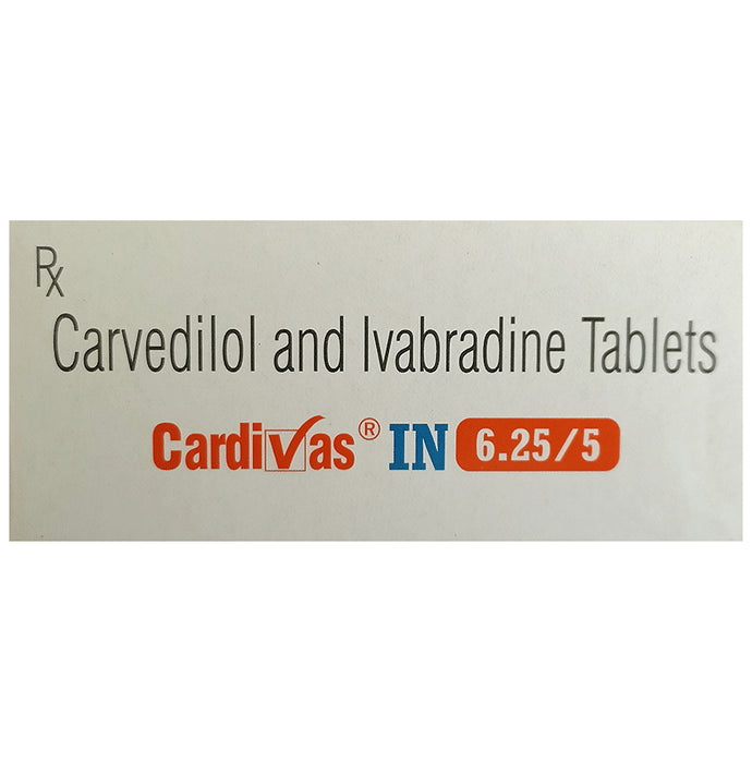 Cardivas IN 6.25/5 Tablet - Classic Derma