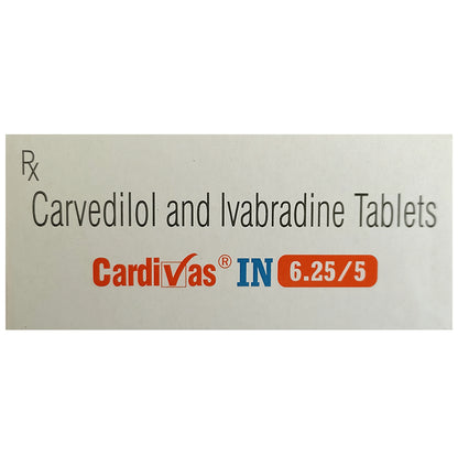 Cardivas IN 6.25/5 Tablet - Classic Derma