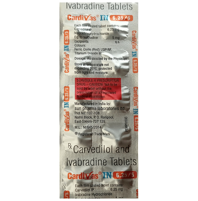 Cardivas IN 6.25/5 Tablet