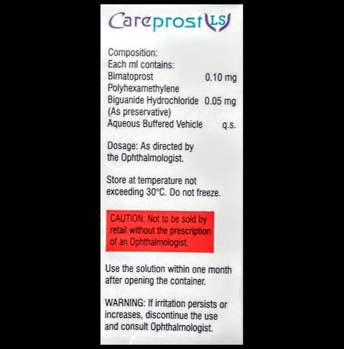 Careprost LS BKC Free Eye drop