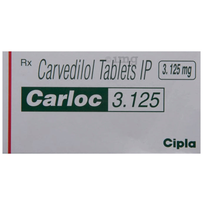 Carloc 3.125 Tablet - Classic Derma