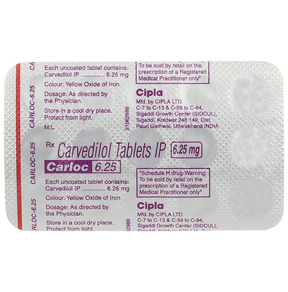 Carloc 6.25 Tablet