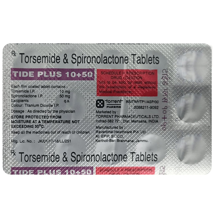 Tide Plus 10+50 Tablet - Classic Derma